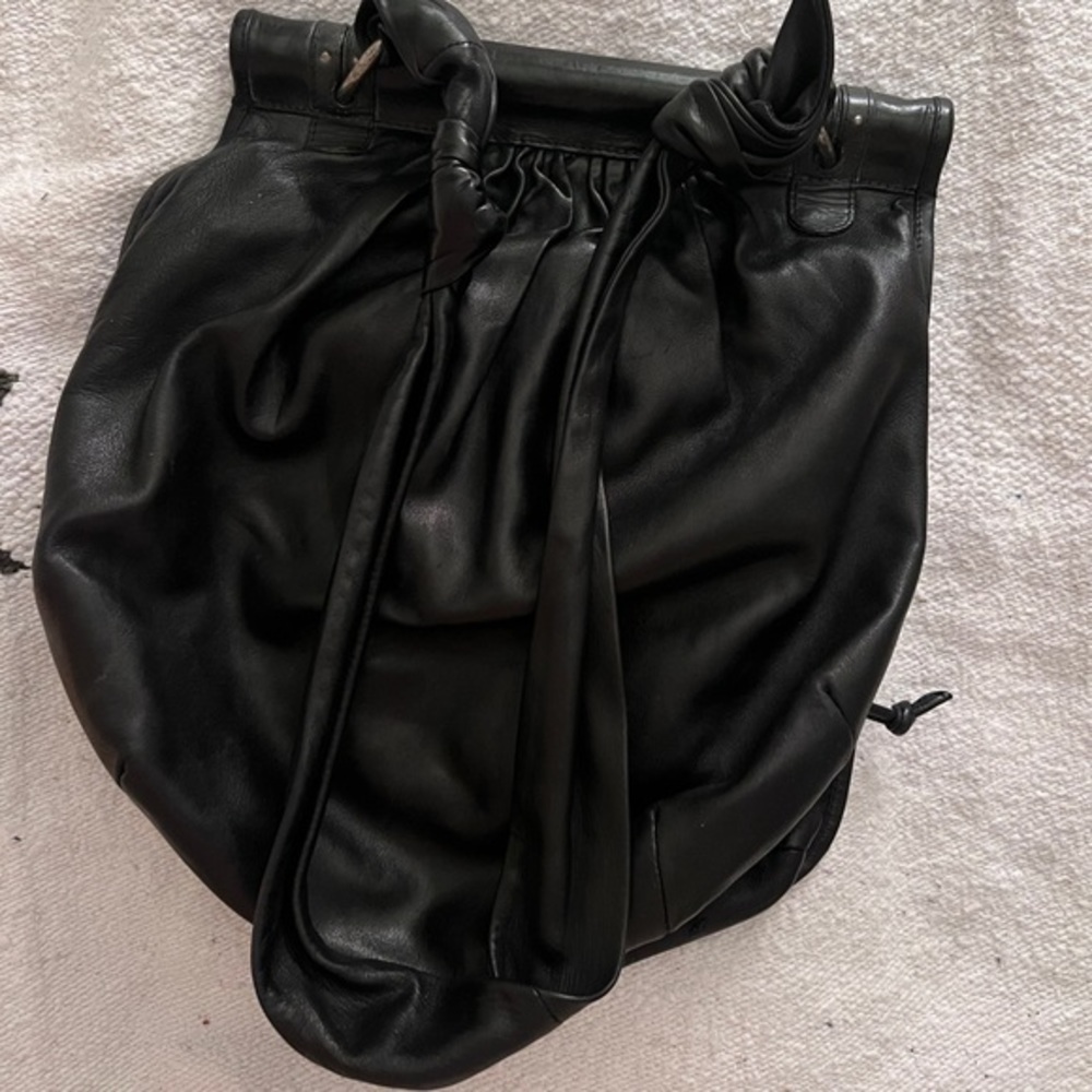 Dries Van Noten Vintage Leather Bag - Picture 1 of 5